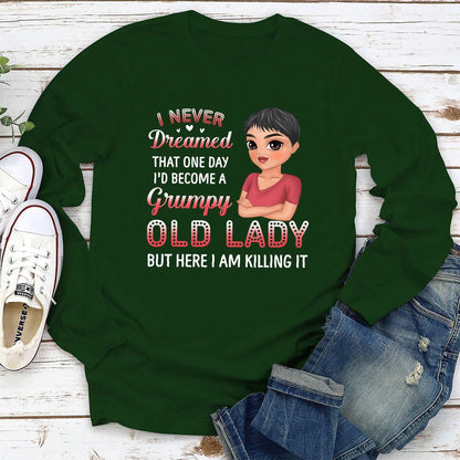 I Never Dreamed - Personalized Custom Long Sleeve T-shirt - Blithe Hub