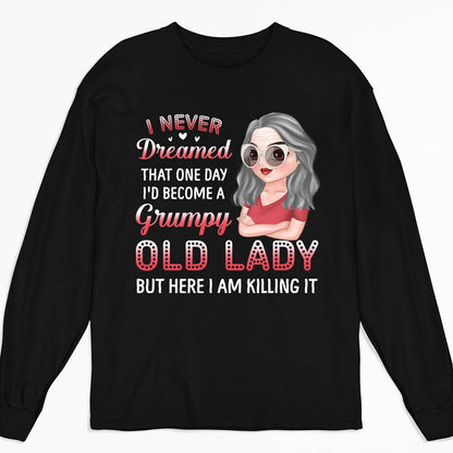 I Never Dreamed - Personalized Custom Long Sleeve T-shirt - Blithe Hub