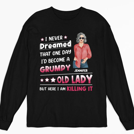I Never Dreamed That - Personalized Custom Long Sleeve T-shirt - Blithe Hub