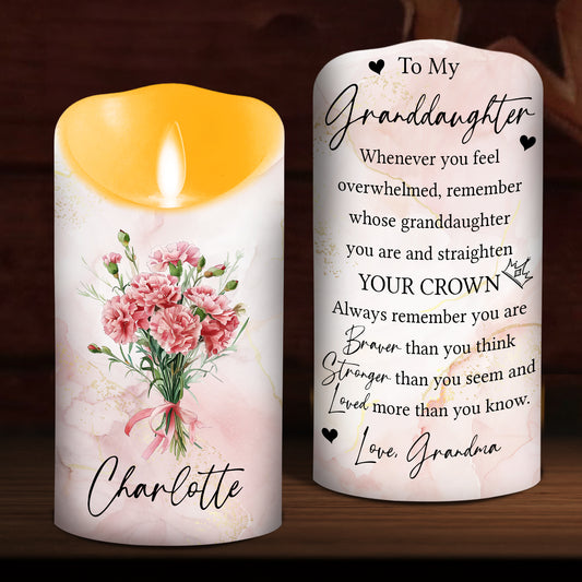 You Are Loved More Deeply - Personalized LED Candle