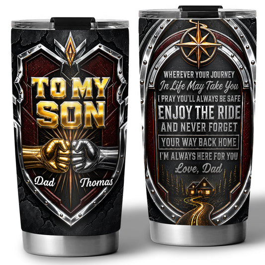 I Pray You Will Always Be Safe - Personalized 3D Effect Tumbler