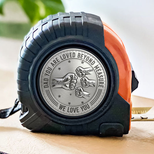 You Are Loved Beyond Measure Metal - Personalized Custom Tape Measure