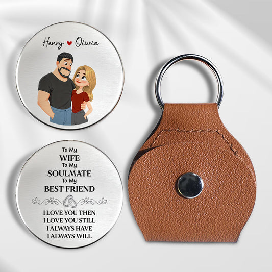 To My Wife Soulmate Best Friend 2 - Personalized Custom Pocket Hug