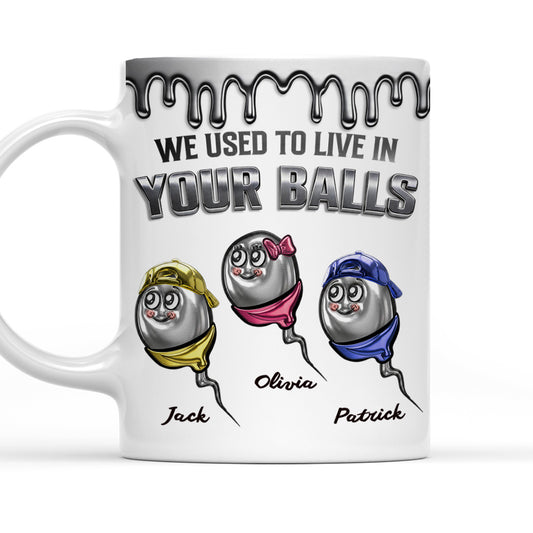 Metal Sperm Family - Personalized Custom 3D Effect Mug
