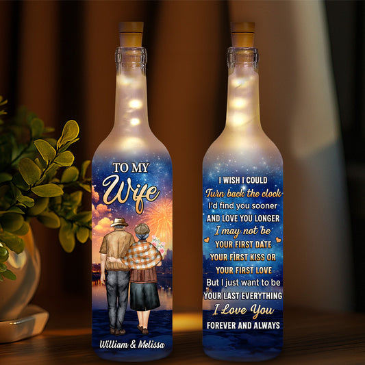 I Wish I Could - Personalized Custom Bottle Lamp