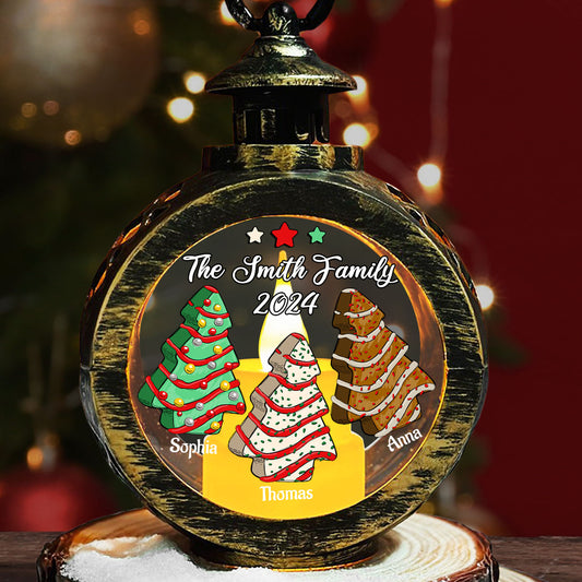 Christmas Tree - Personalized Custom Christmas Lantern