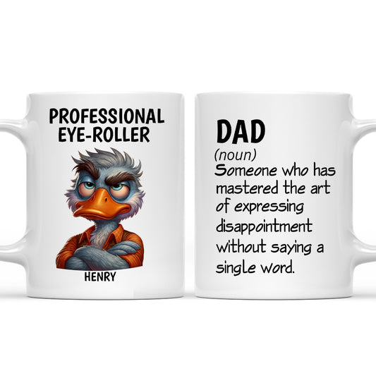 The Professional Eye Roller - Personalized Custom Coffee Mug