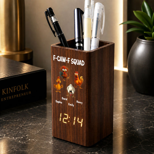 One Flock One Amazing Team - Personalized Custom Pen Holder