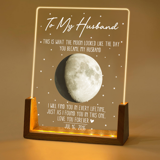 I Found You In This Lifetime - Personalized Custom Night Light