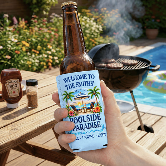 Relax And Unwind - Personalized Skinny Can Cooler