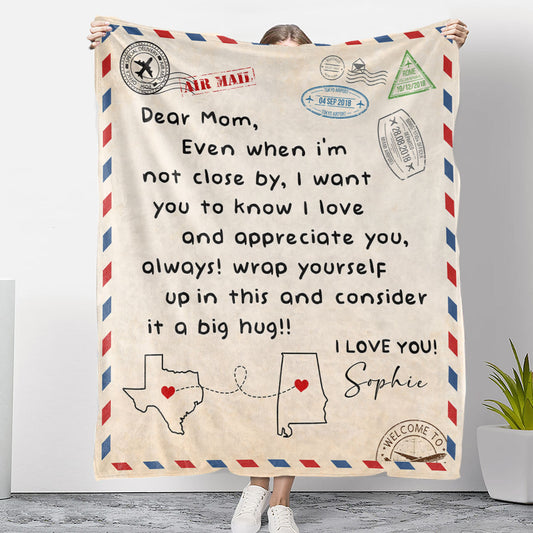 Love And Appreciate - Personalized Custom Fleece Blanket