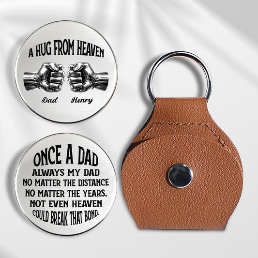 Always My Dad - Personalized Custom Pocket Hug