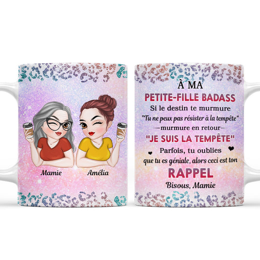 Ma Petite-Fille Courageuse - Tasse à café personnalisée