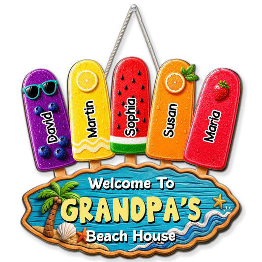 Paradise For Kids - Personalized Custom Wood Sign