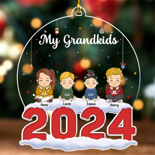 My Grandkids - Personalized Custom Acrylic Ornament