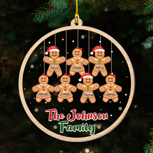 Home Wreath Christmas - Personalized Custom 3D Inflated Effect Acrylic Ornament