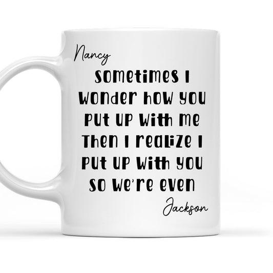It Is Mutual My Dear - Personalized Custom Coffee Mug