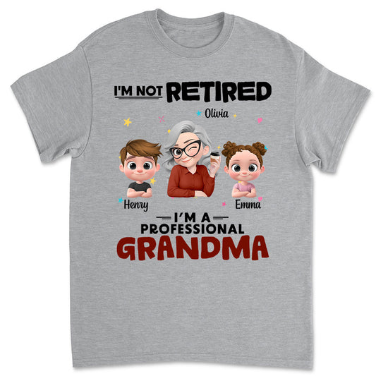 Full-time Grandmother - Personalized Custom Shirt