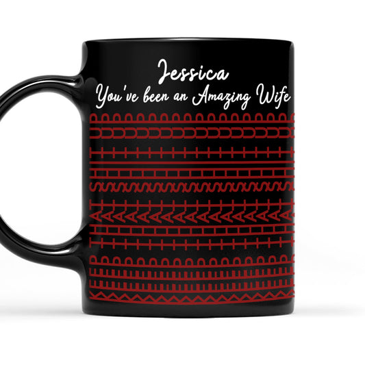 Yes You Are An Awesome Wife - Personalized Custom Coffee Mug