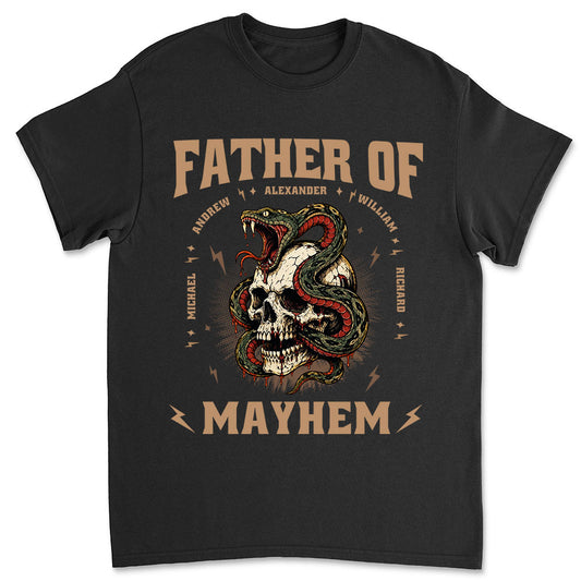 Dad Of Mayhem - Personalized Custom Shirt