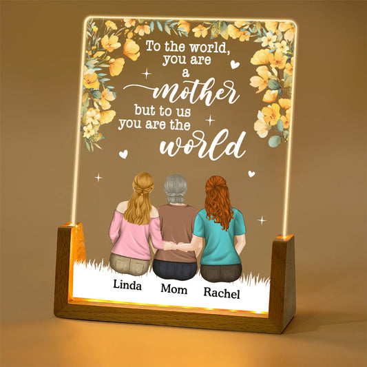 You Are The World - Personalized Custom Night Light