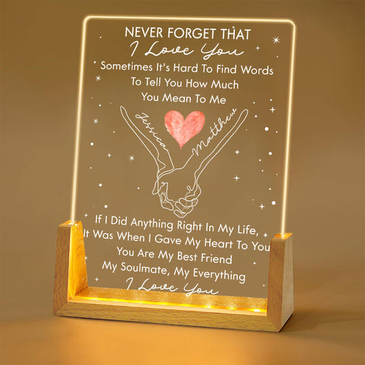My Soulmate - Personalized Custom Night Light