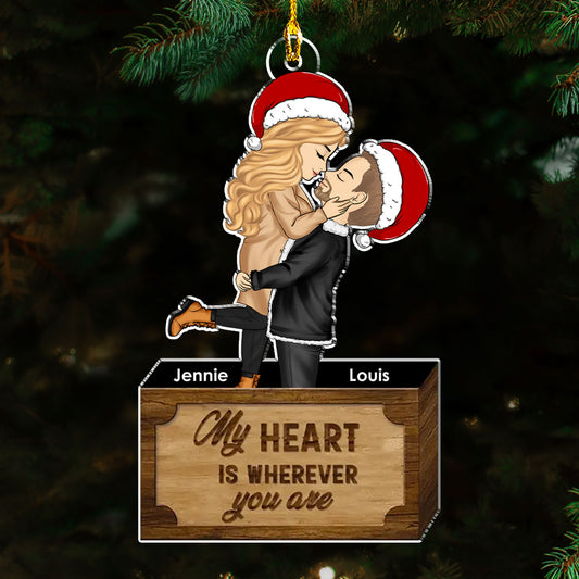 For The Best Partner - Personalized Custom Acrylic Ornament