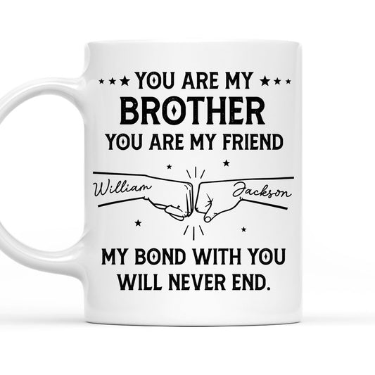 Bond With Brothers - Personalized Custom Coffee Mug
