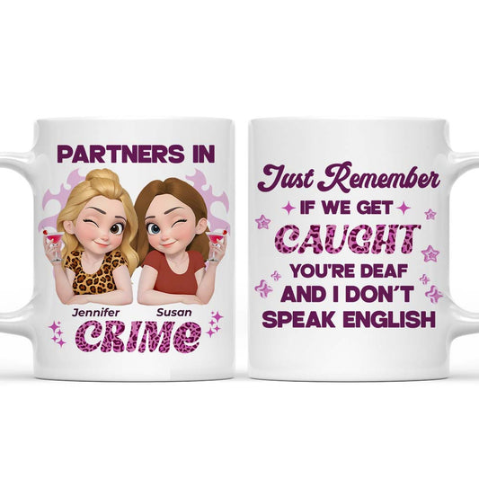 My Partner In Crime - Personalized Custom Coffee Mug