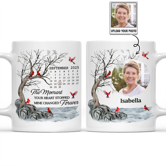 The Moment Your Heart Stopped - Personalized Custom Coffee Mug