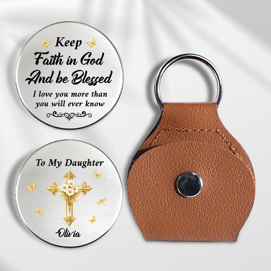 Keep Faith In God - Personalized Custom Pocket Hug
