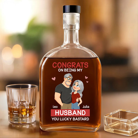 Love Is You - Personalized Custom Spirits Decanter
