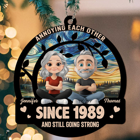 Together Forever - Personalized Custom Suncatcher Ornament