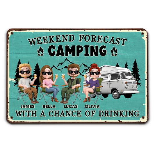 I Predict A Fun Weekend - Personalized Metal Signs