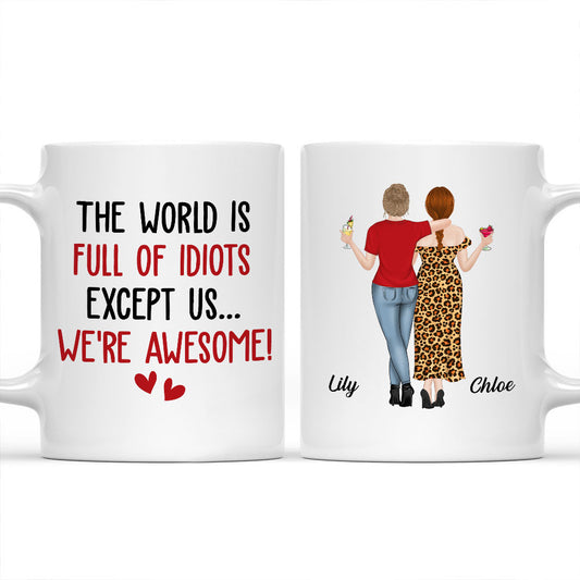 Except Us - Personalized Custom Coffee Mug