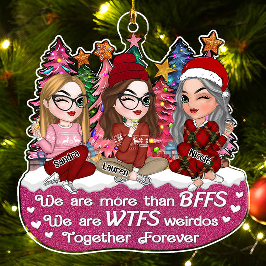 We Are More Than BFFS - Personalized Custom Acrylic Ornament