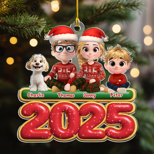 We And Our Kids - Personalized Custom Acrylic Ornament
