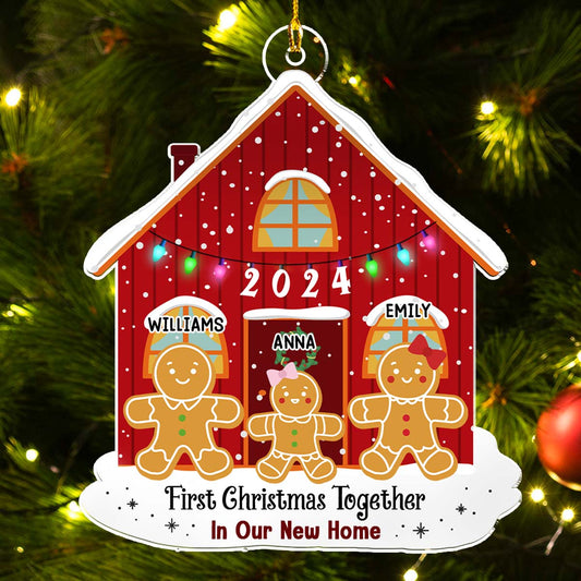 First Time In Our New Home - Personalized Custom Acrylic Ornament