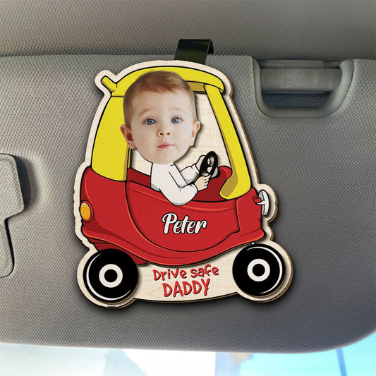 Baby In Car - Personalized Custom Car Visor Clip
