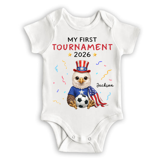 My First Tournament - Personalized Custom Baby Onesie