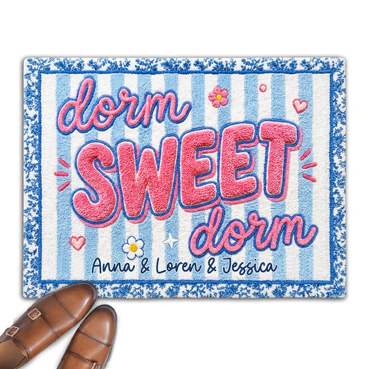 Dorm Sweet Dorm - Personalized Custom Doormat