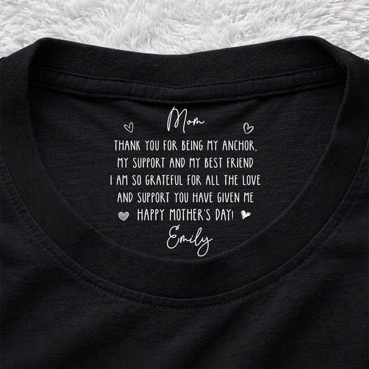 Pick Me Up - Personalized Custom Inside Neck Print T-Shirt