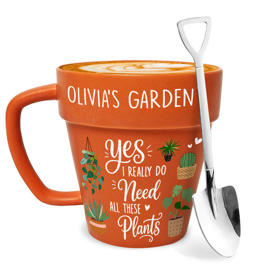 Just One More Plant - Personalized Custom Plant Pot Mug