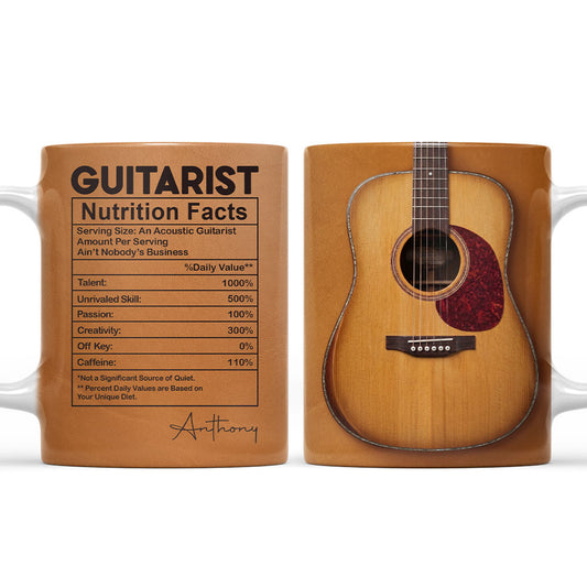Six Strings One Soul - Personalized Custom Coffee Mug