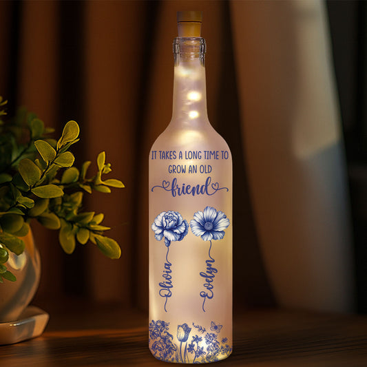 Grow An Old Friend - Personalized Custom Bottle Lamp
