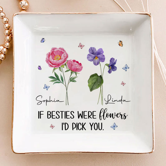 Like Wildflowers, We're Better Together  - Personalized Custom Jewelry Dish