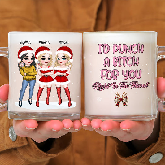 Punch Bitch - Personalized Glass Mug