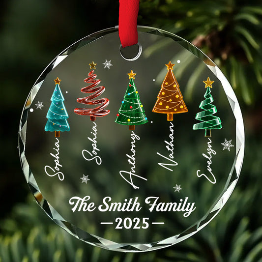 Season Love - Personalized Custom Glass Ornament