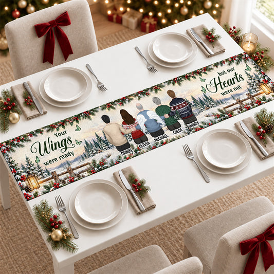 Always With Us - Personalize Table Runner