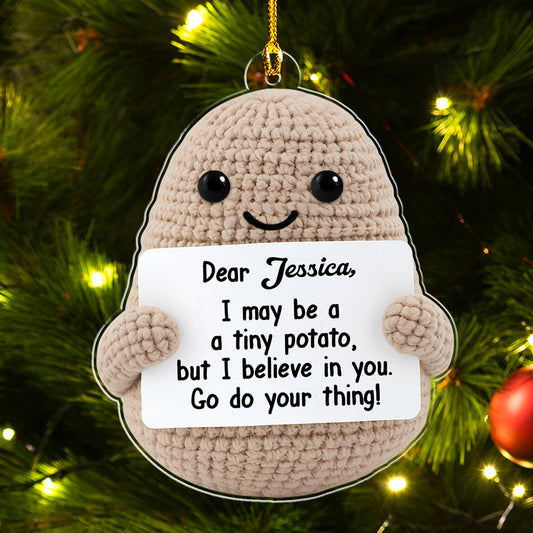 Positive Potato - Personalized Custom Acrylic Ornament